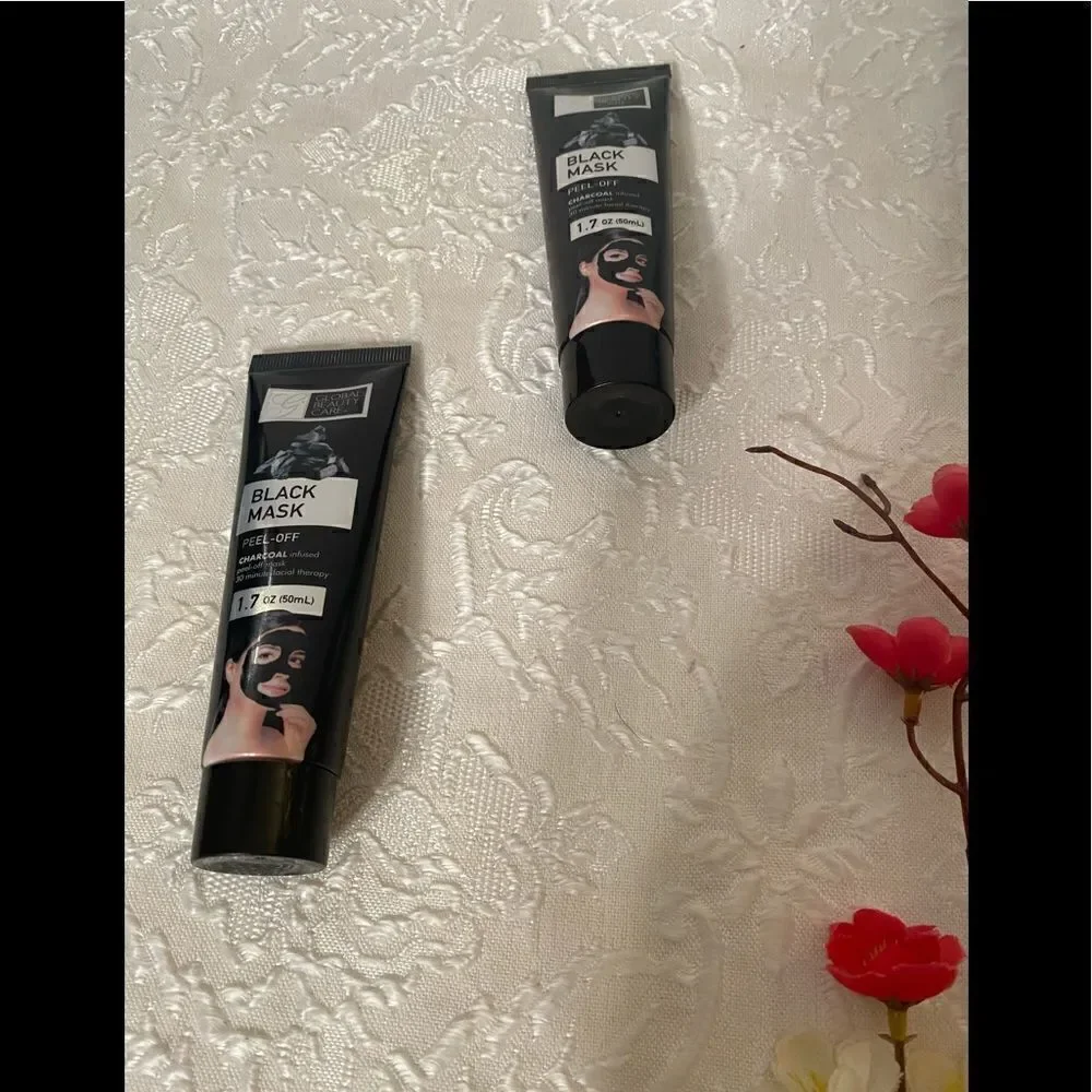 🛍Beauty Care Black Mask Charcoal infuse Peel -off Mask set of 2 1.7 OZ (50ml)